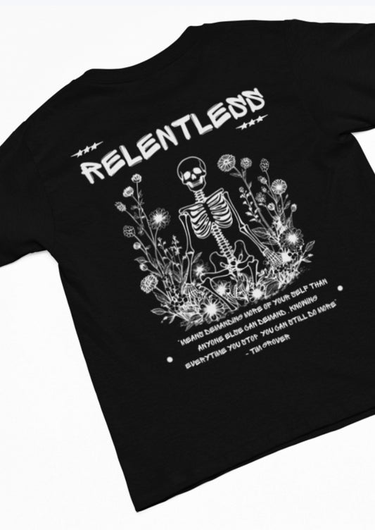 BLACK RELENTLESS TSHIRT