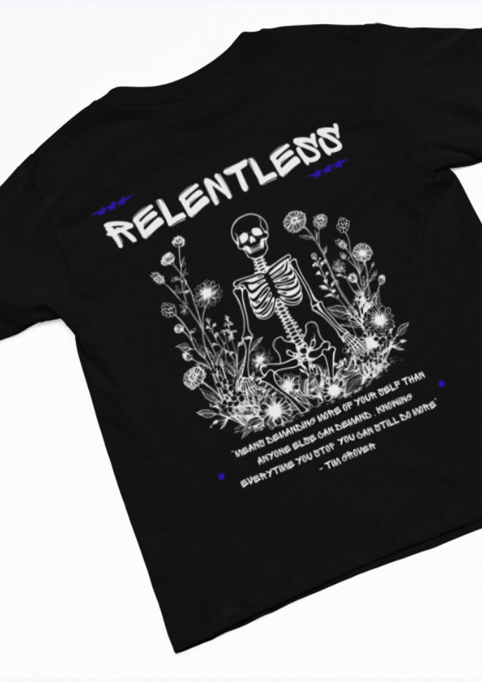 BLACK RELENTLESS TSHIRT